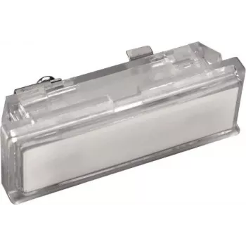 RITTO 1590200 Przezroczysty przycisk dzwonka, 1-krotny, podtynkowy, 250V AC, 10A