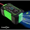 RJ TIANYE FreedConn RJ-C 120501A 12V 6A inteligentna automatyczna ładowarka do akumulatorów kwasowo-ołowiowych AGM GEL EFB z wyświetlaczem LCD