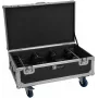 ROADINGER Flight Case na 6x Futurelight AKKU UP-4 QCL Spot QuickDMX MK2 z funkcją ładowania i kółkami 31005255