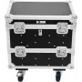 ROADINGER Flight Case na 8x Eurolite IP PIX Strobe RGB CW+WW z kółkami 64x46,5x56,5cm