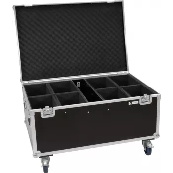 ROADINGER Flightcase 8x LED IP PAR 12x8W QCL/12x9W SQL Spot z kółkami 31005202