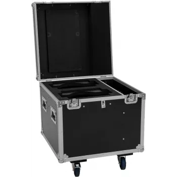ROADINGER Flightcase PRO 2x IP TMH-W285 z kółkami czarny ładowność 100kg