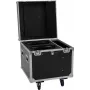 ROADINGER Flightcase PRO 2x IP TMH-W285 z kółkami czarny ładowność 100kg