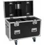 ROADINGER PRO Series Flight Case na 2x Futurelight DMH-190 Moving Heads z kółkami, czarny, 90x48x73 cm