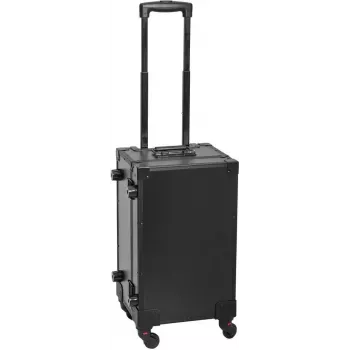 ROADINGER UKC-4R Uniwersalna walizka transportowa z teleskopowym uchwytem, czarna, wnętrze 45,5 x 27,5 x 20 cm