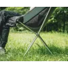 ROBENS Pilgrim Składane Krzesło Kempingowe 120 kg Czarno-Szare