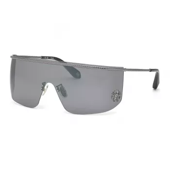 Okulary przeciwsłoneczne Roberto Cavalli SRC012M99530X Unisex - Przesadnie duża kwadratowa oprawka z ochroną UV400