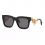 Okulary przeciwsłoneczne unisex Roberto Cavalli SRC041M520700 - czarna oprawka, szare gradientowe szkła 52mm
