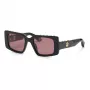 Okulary przeciwsłoneczne damskie Roberto Cavalli Cat Eye SRC039S 51mm złota oprawka brązowe gradientowe soczewki SRC039S51700Y