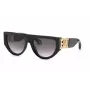 Okulary przeciwsłoneczne damskie Roberto Cavalli SRC040S54700Y Butterfly, oprawki Havana, brązowe gradientowe soczewki, 54mm