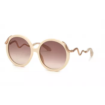 Okulary przeciwsłoneczne damskie Roberto Cavalli SRC004M599X7Y Havana Brown Gradient 59mm