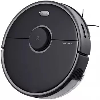 Roborock S5 Max Robot Vacuum - Bezworkowy - Czarny - Okrągły - 0.46 L - Dywan - Twarda Podłoga
