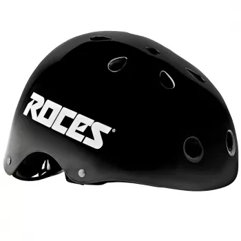 Roces kask agresywny czarny rozmiar M (55-58 cm) - certyfikowany CE EN 1078 kask na deskorolkę