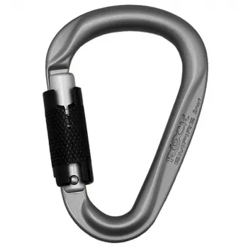 Rock Empire HMS Smart 2T Automatic Twist-Lock Carabiner - Grey/Silver