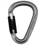 Rock Empire HMS Smart 2T Automatic Twist-Lock Carabiner - Grey/Silver