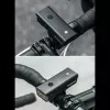 ROCKBROS Przednie światło rowerowe 260 lm z kablem USB-C do USB-A - Czarny