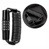 Zamek rowerowy ROCKBROS T609 z linką szyfrową 1,5 m - Czarny
