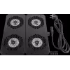 Rockstable 19 inch Cooling Element - Fan Tray - Built-in Fan - Steel - Black - 1 Piece - 2.92 kg (RS19-FT68)