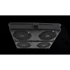 Rockstable 19 inch Cooling Element - Fan Tray - Built-in Fan - Steel - Black - 1 Piece - 2.92 kg (RS19-FT68)