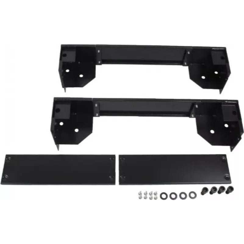 Rockstable 19 Inch Rolling Plinth - Black - SPCC Steel - 600 mm Width - 800 mm Depth