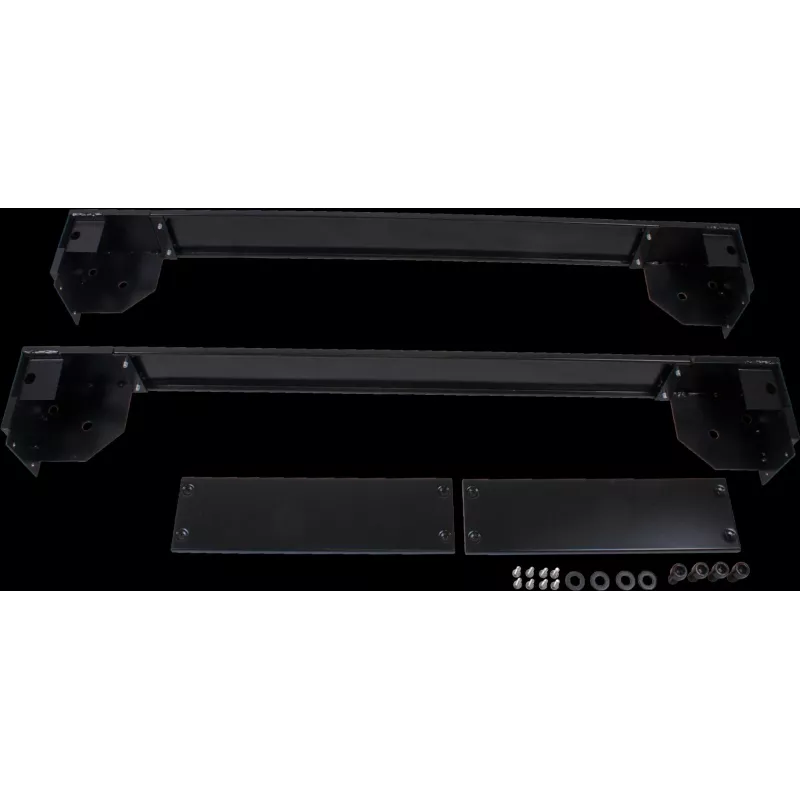 Rockstable 19-calowa ruchoma podstawa na kółkach - platforma jezdna - czarna - stal SPCC - 600 mm x 1000 mm