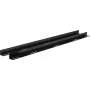 Rockstable 19 L-Support Rails do głębokości 1200 mm - Zestaw szyn rackowych - Czarny - Stal - 48,3 cm (19 cali) - 35 mm - 950 mm