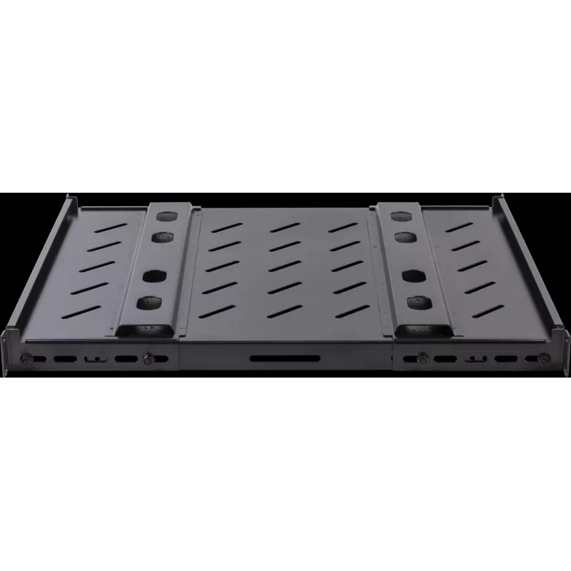 Rockstable Półka Rack 1U 19 cali Heavy Duty - Nośność 100 kg, Stal SPCC, Czarna (RS19-SFH78)