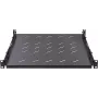 Rockstable Półka Rack 1U 19 cali Heavy Duty - Nośność 100 kg, Stal SPCC, Czarna (RS19-SFH78)