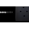 Rockstable 1U 19-calowa stała półka rack, 690 mm głębokości, stal, czarna, nośność 50 kg (RS19-FH69)