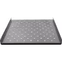 Rockstable 1U 19-calowa stała półka rack, 690 mm głębokości, stal, czarna, nośność 50 kg (RS19-FH69)