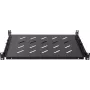 Rockstable 1U 19-calowa Półka Heavy Duty - Stała Półka Rack - Stal SPCC walcowana na zimno - Czarna - Nośność 50 kg - Głębokość 760 mm (RS19-SFH76)