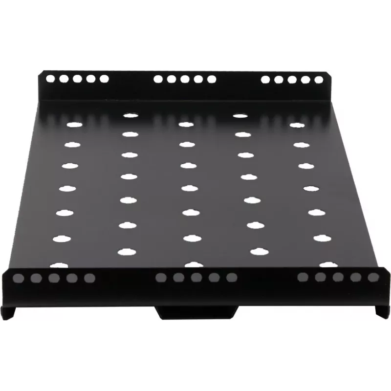 Rockstable 1U 19-calowa Półka Heavy Duty - Stała Półka Rackowa - Stal SPCC - Czarna - Nośność 50 kg - 482 x 660 x 44 mm (RS19-SFH66)