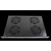 Rockstable 1U 19 inch Element wentylacyjny - Wentylator chłodzący - Wbudowany wentylator - 440 m³/h - Stal - Czarny - 1 szt. (RS19-FT1U4)