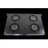 Rockstable 1U 19 inch Element wentylacyjny - Wentylator chłodzący - Wbudowany wentylator - 440 m³/h - Stal - Czarny - 1 szt. (RS19-FT1U4)