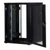 Rockstable 22U 19-Inch Server Cabinet with Mesh Door - Freestanding Rack - 22U - 800 kg Load Capacity - Locking Door - Mounting Rails - Adjustable Feet (RS19-8822PP)