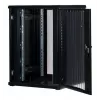 Rockstable 22U 19-Inch Server Cabinet with Mesh Door - Freestanding Rack - 22U - 800 kg Load Capacity - Locking Door - Mounting Rails - Adjustable Feet (RS19-8822PP)