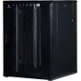 Rockstable 22U 19-Inch Server Cabinet with Mesh Door - Freestanding Rack - 22U - 800 kg Load Capacity - Locking Door - Mounting Rails - Adjustable Feet (RS19-8822PP)