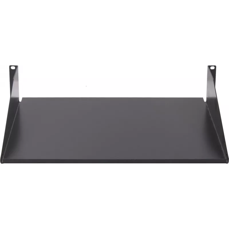 Rockstable 2U 19 Inch Fixed Rack Shelf - Steel - Black - 2.75 kg (RS19-FH21)