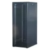 Rockstable 32U 19-calowa szafa serwerowa z drzwiami szklanymi - wolnostojąca rama - 32U - 800 kg - zamykany zamek - szyny montażowe - regulowane nóżki (RS19-6832)