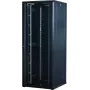 Rockstable 42U 19 Inch Server Cabinet with Glass Door - Freestanding Rack - 42U - 800 kg - Key Lock - Mounting Rails - Adjustable Feet (RS19-8842)