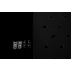Rockstable RS19-FH612 1U Rack Shelf - Czarny - Stal - Nośność 60 kg - Owalny Perforowany
