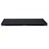 Rockstable RS19-FH612 1U Rack Shelf - Czarny - Stal - Nośność 60 kg - Owalny Perforowany