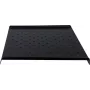 Rockstable RS19-FH612 1U Rack Shelf - Czarny - Stal - Nośność 60 kg - Owalny Perforowany