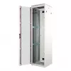 ROLINE 19-Inch Network Cabinet Pro 47 HE, 600x600 WxD Glass Door Grey