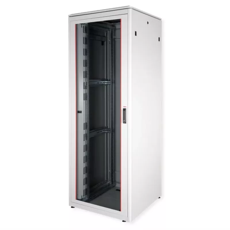 ROLINE 19-Inch Network Cabinet Pro 47U, 800x800mm Glass Door Grey