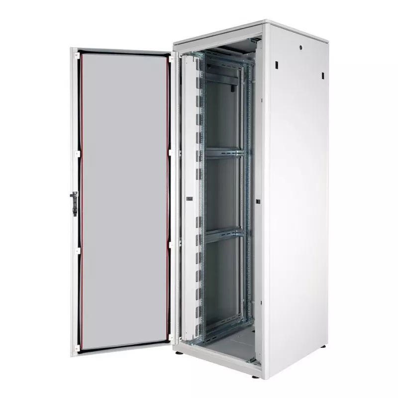 ROLINE 19-Inch Network Cabinet Pro 47U, 800x800mm Glass Door Grey