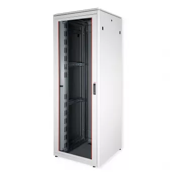 ROLINE 19-Inch Network Cabinet Pro 47U, 800x800mm Glass Door Grey