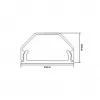 ROLINE Kanał kablowy - Trasa kablowa - Do montażu na ścianie i podłodze