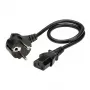 ROLINE Power Cable, Straight IEC Connector, Black, 0.6 m