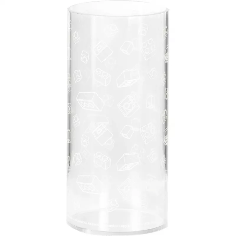 Room Copenhagen LEGO Cylinder Vase Brick Art Line Transparent